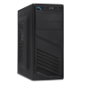 Xtech - Desktop - All black - ATX - pc case 600W ps