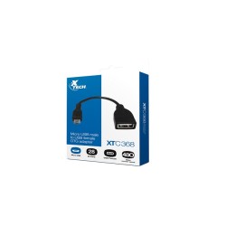 Xtech - USB cable - 5 pin Micro-USB Type B - 4 pin USB Type B - Black - XTC-368