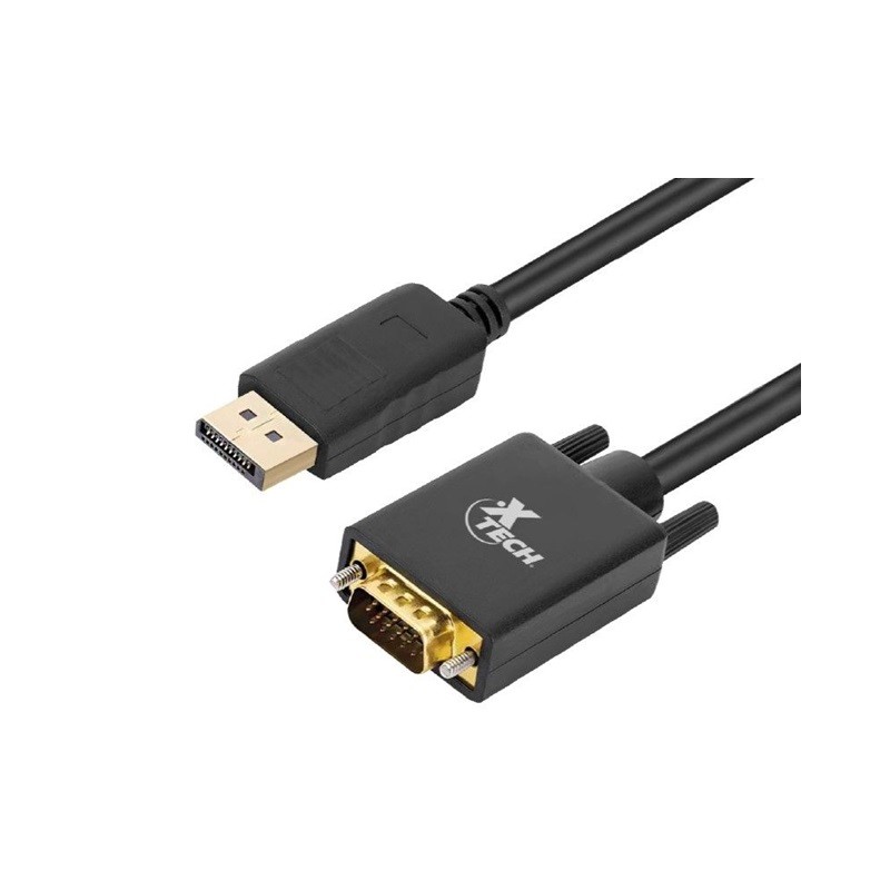 Xtech - DisplayPort / VGA Cable - Black - XTC-377