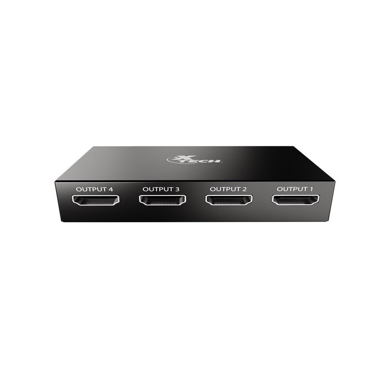 Xtech - HDMI Splitter - 1 Input to 4 Output XHA-420