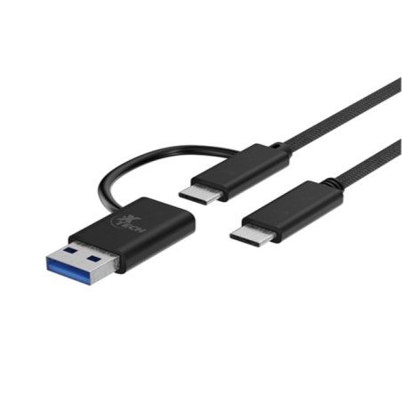Xtech - USB cable - USB-C USB-A - USB Type C - 1.82 m - 2 in one braided XTC-532