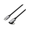 Xtech - USB cable - USB Type C - 3 m - Black - (m) to (m) right-angle XTC-531