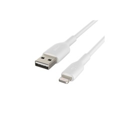 Belkin BoostCharge - Cable Lightning - Lightning macho a USB macho - 2 m - blanco