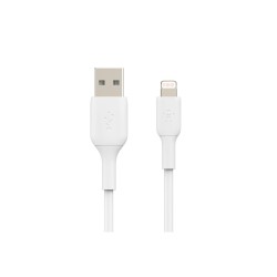 Belkin BoostCharge - Cable Lightning - Lightning macho a USB macho - 2 m - blanco
