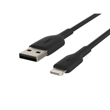 Belkin BoostCharge - Cable Lightning - Lightning macho a USB macho - 2 m - negro