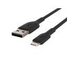 Belkin BoostCharge - Cable Lightning - Lightning macho a USB macho - 2 m - negro