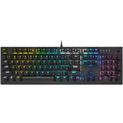Corsair Memory - Keyboard - Wired - English - USB - Ergonomic Design - All black - Low Profile