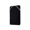 HP - Funda para portátil - 14.1" - Negro plateado - Protector reversible