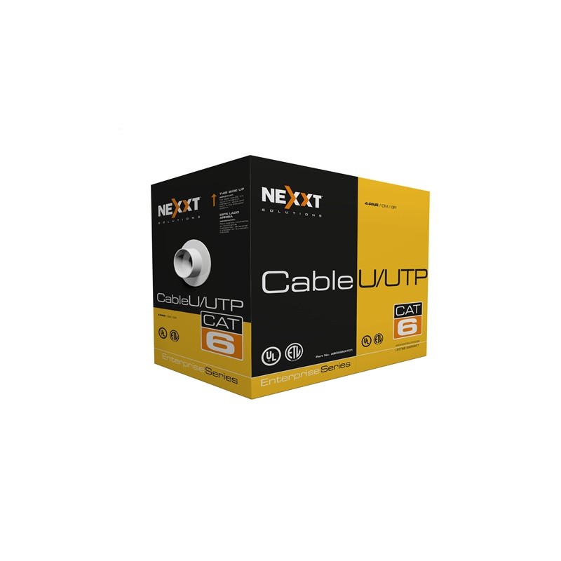 Nexxt Solutions Infrastructure - Bulk cable - UTP - 305 m RJ-45 - Blue - Enterprise Cat6 LSZH - 23AWG