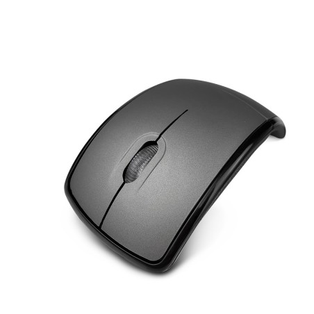 Klip Xtreme - Mouse - 2.4 GHz - Wireless - Gray - Foldable - 1000dpi