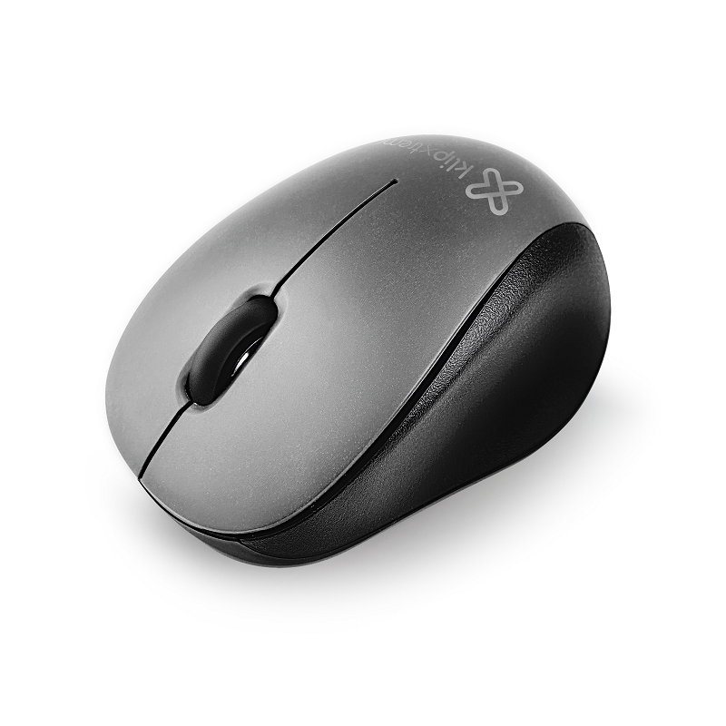 Klip Xtreme - Mouse - Bluetooth 5.0 - Wireless - Black/gray - 3-buttons up 1600dpi