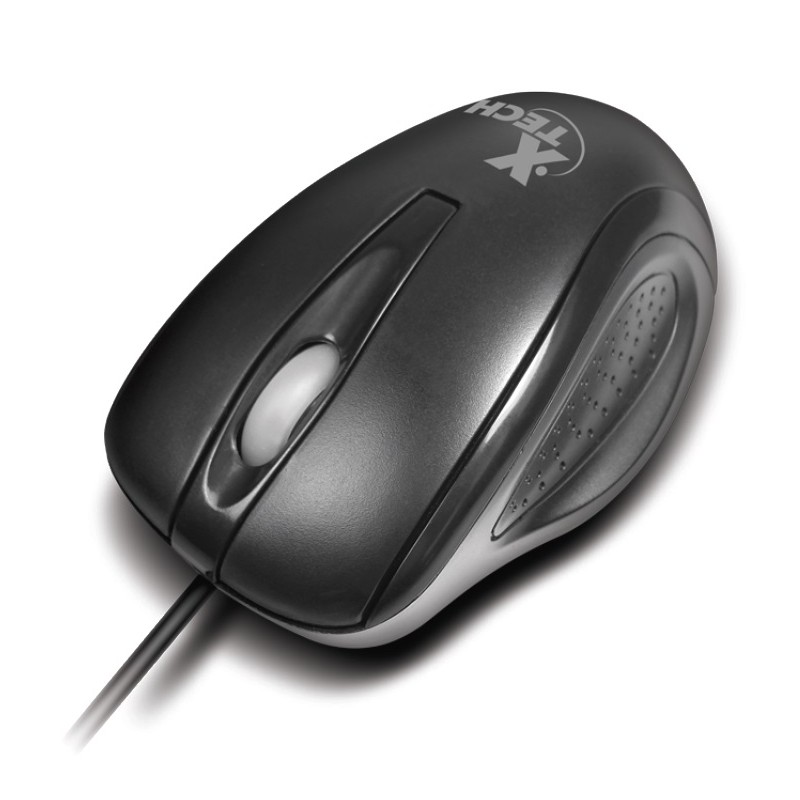 XTech XTM-175  - Ratón - USB - Cableado - Negro - Optico