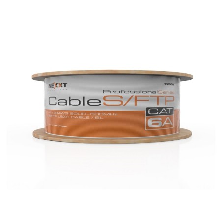 Nexxt Enterprise Cat6A S/FTP Cable 4P 23AWG LSZH 305m GR