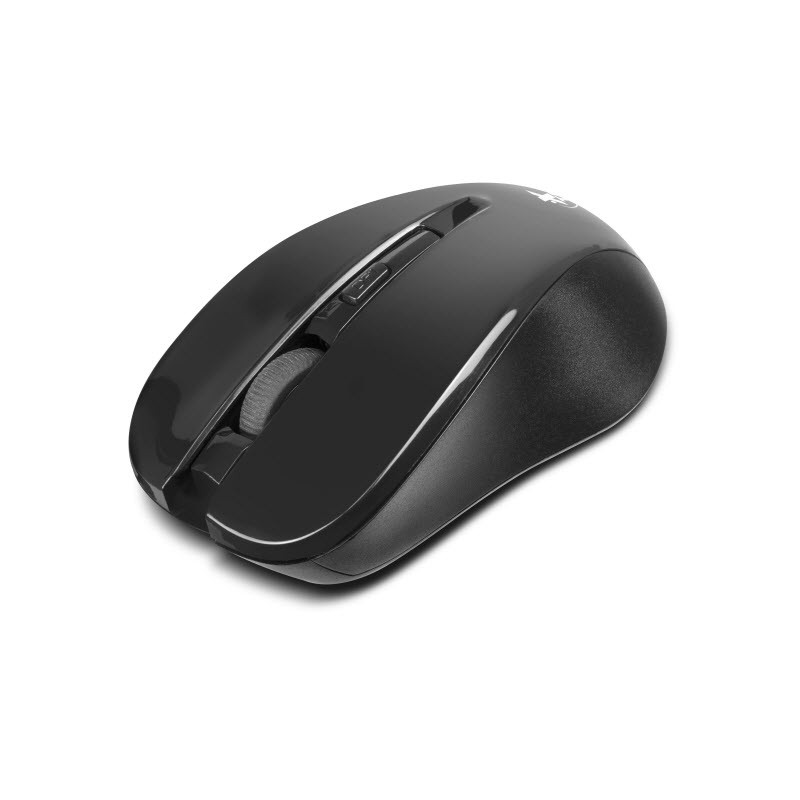 Xtech - Mouse - Infrared / 2.4 GHz - Wireless - Black - 1200dpi 4-button