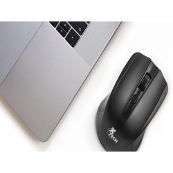 Xtech - Mouse - 2.4 GHz - Wireless - All black - 1600 dpi XTM-310BK