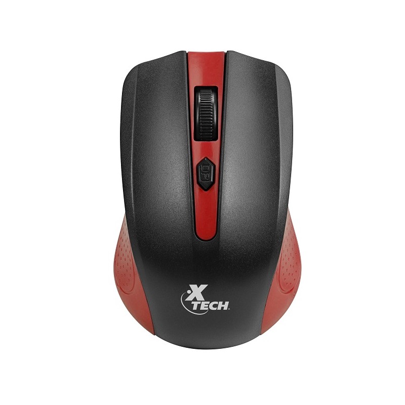 Xtech - Mouse - 2.4 GHz - Wireless - Red-1600dpiXTM-310RD