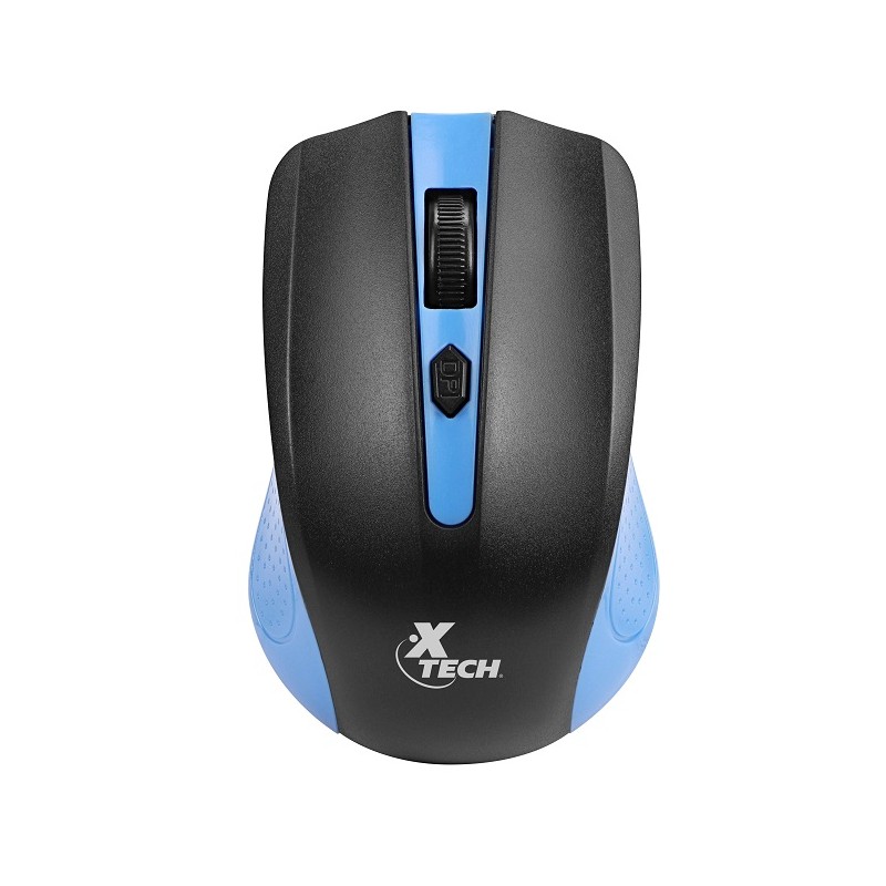Xtech - Mouse - 2.4 GHz - Wireless - Blue - 1600 dpi XTM-310BL
