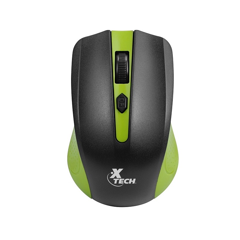 Xtech - Mouse - 2.4 GHz - Wireless - Green - 1600dpi XTM-310GN