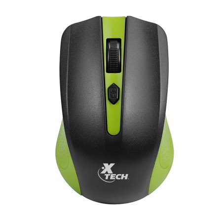 Xtech - Mouse - 2.4 GHz - Wireless - Green - 1600dpi XTM-310GN