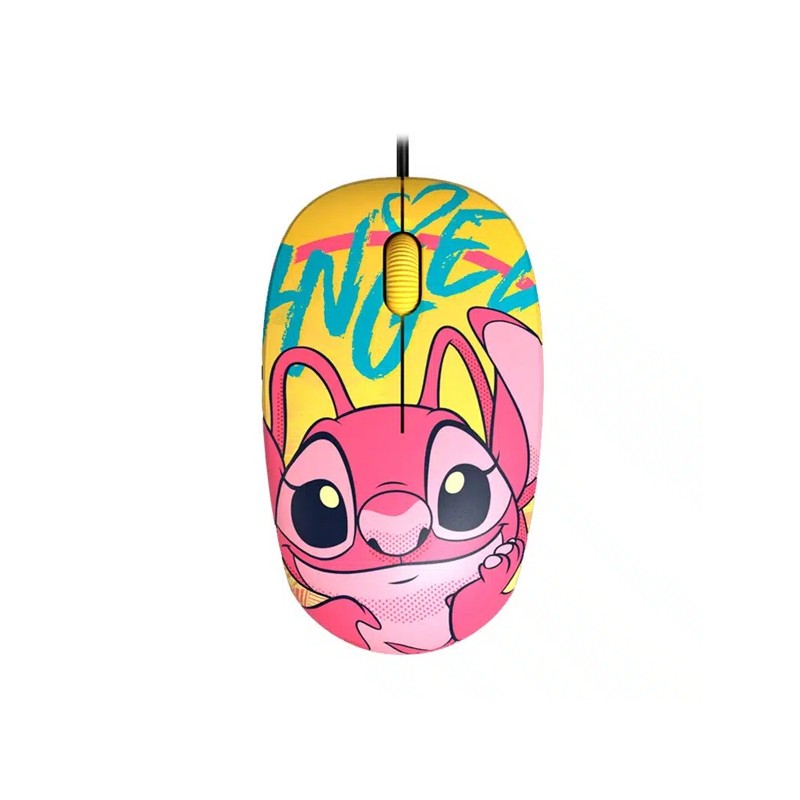 Xtech - XTM-D406ST-YL - Mouse - USB - Wired - Disney Stich Yellow