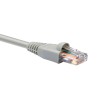 Nexxt - Cable de interconexión - RJ-45 (M) a RJ-45 (M) - 2.1 m - UTP - CAT 5e - moldeado, trenzado - gris