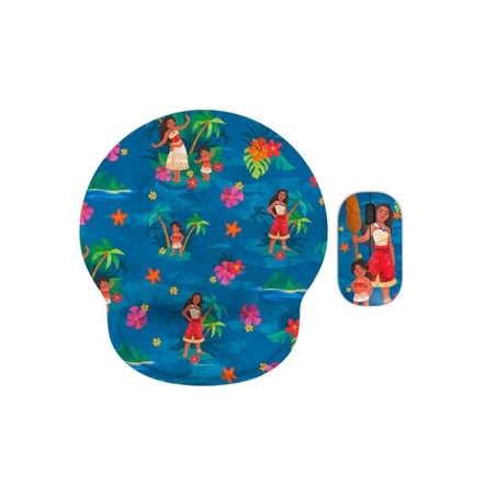 Xtech - XTM-DKT3MO - Mouse and mouse pad kit - 2.4 GHz - Wireless - Moana 2 KT3MO - Disney Moana 2 and sister