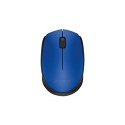 Logitech M170 - Ratón - diestro y zurdo - inalámbrico - 2.4 GHz - receptor inalámbrico USB - azul