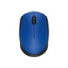 Logitech M170 - Ratón - diestro y zurdo - inalámbrico - 2.4 GHz - receptor inalámbrico USB - azul