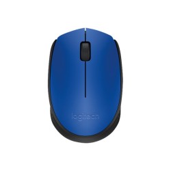 Logitech M170 - Ratón - diestro y zurdo - inalámbrico - 2.4 GHz - receptor inalámbrico USB - azul