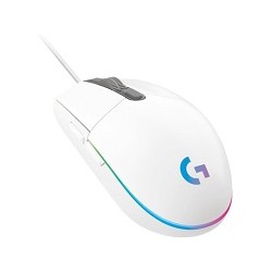 Logitech Gaming Mouse G203 LIGHTSYNC - Ratón - óptico - 6 botones - cableado - USB - blanco