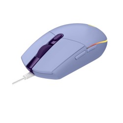Logitech Gaming Mouse G203 LIGHTSYNC - Ratón - óptico - 6 botones - cableado - USB - lila