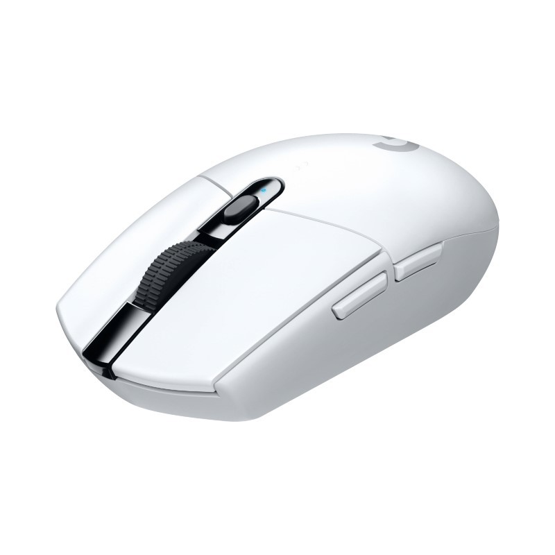Logitech G G305 - Ratón - óptico - 6 botones - inalámbrico - 2.4 GHz - receptor inalámbrico USB - blanco