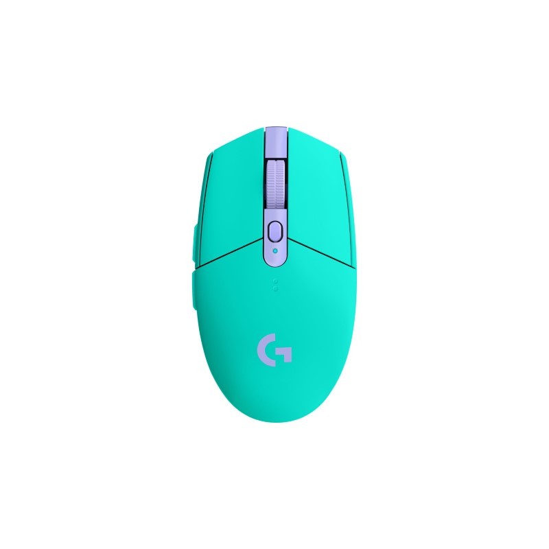 Logitech G G305 - Ratón - óptico - 6 botones - inalámbrico - 2.4 GHz - receptor inalámbrico USB - menta