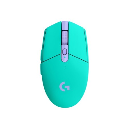 Logitech G G305 - Ratón - óptico - 6 botones - inalámbrico - 2.4 GHz - receptor inalámbrico USB - menta