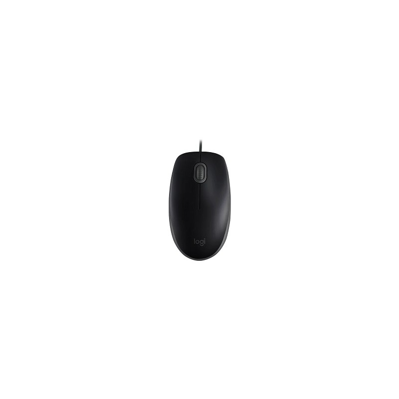 Logitech - Mouse - Wired - Black - M110 Silent