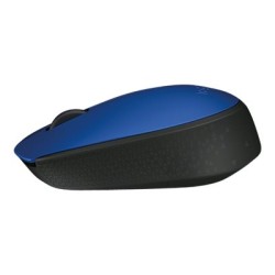 Logitech M170 - Ratón - diestro y zurdo - inalámbrico - 2.4 GHz - receptor inalámbrico USB - azul