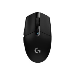 Logitech G G305 - Ratón - óptico - 6 botones - inalámbrico - 2.4 GHz - receptor inalámbrico USB - negro