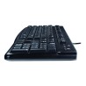 Logitech K120 - Teclado - USB - inglés - negro