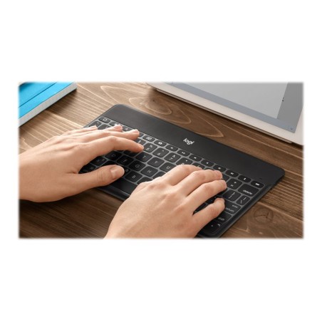 Logitech Keys-To-Go - Teclado - Bluetooth - impermeable - negro