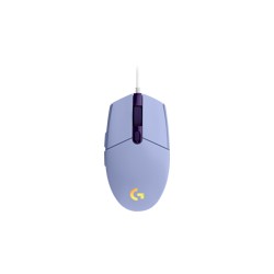 Logitech Gaming Mouse G203 LIGHTSYNC - Ratón - óptico - 6 botones - cableado - USB - lila