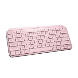 Logitech MX Keys Mini - eclado - Inalámbrico - Español - Bluetooth 5.0 / Bluetooth / 2.4 GHz / USB-C - Ergonomic Design - Rosa