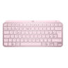 Logitech MX Keys Mini - eclado - Inalámbrico - Español - Bluetooth 5.0 / Bluetooth / 2.4 GHz / USB-C - Ergonomic Design - Rosa