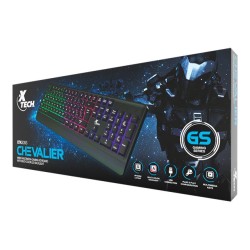 Xtech CHEVALIER XTK-505S - Teclado - retroiluminación - USB - QWERTY - español