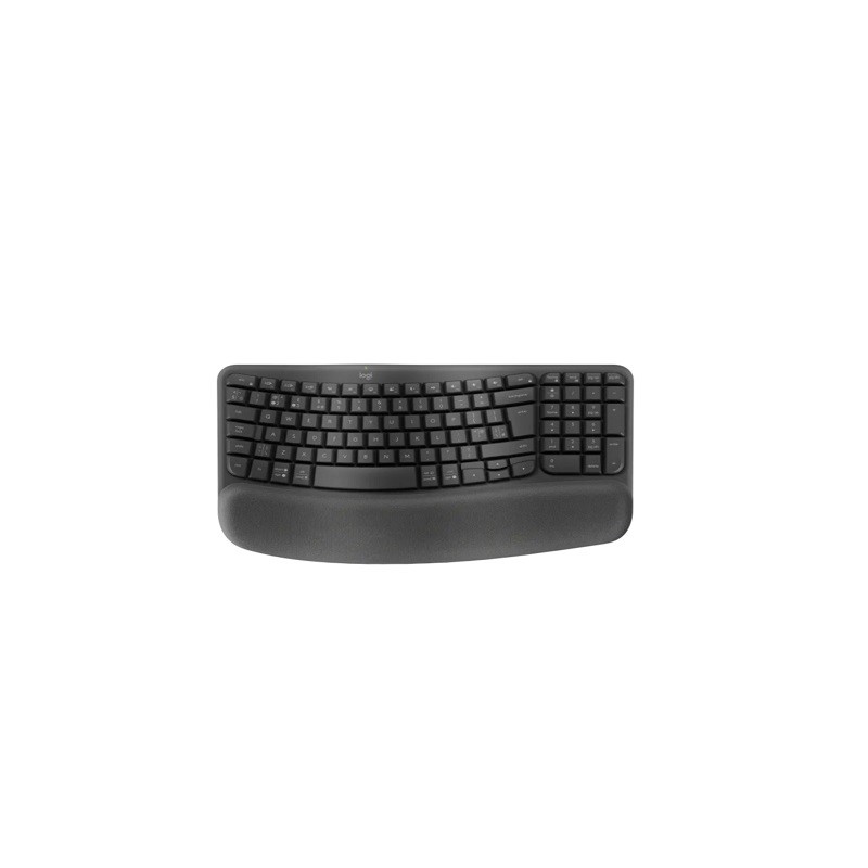 Logitech - Keyboard - Wave keys - Spanish - Graphite
