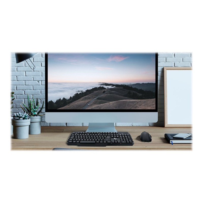 Xtech XTK-309S - Juego de teclado y ratón - inalámbrico - 2.4 GHz - QWERTY - español
