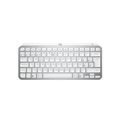 Logitech MX Keys Mini - Teclado - Inalámbrico - Español - USB / Bluetooth 5.0 / Bluetooth - Ergonomic Design - Gris pálido