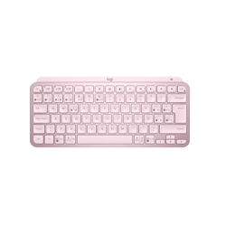 Logitech MX Keys Mini - eclado - Inalámbrico - Español - Bluetooth 5.0 / Bluetooth / 2.4 GHz / USB-C - Ergonomic Design - Rosa