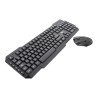 Xtech XTK-309S - Juego de teclado y ratón - inalámbrico - 2.4 GHz - QWERTY - español