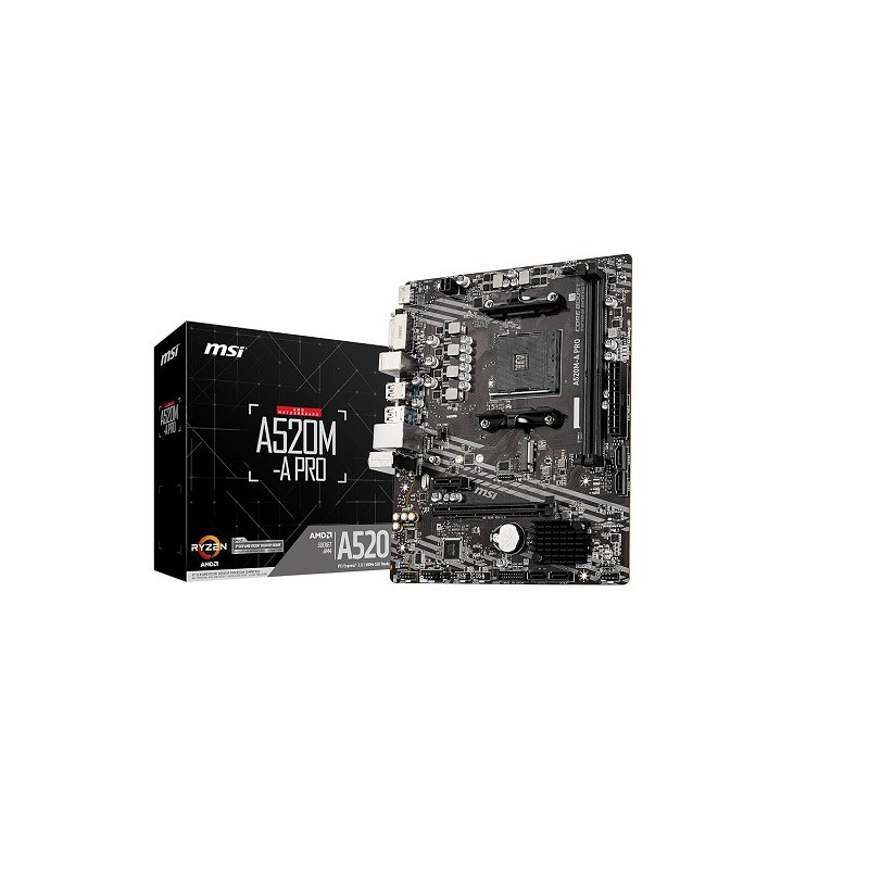 MSI - A520M-A PRO - Motherboard