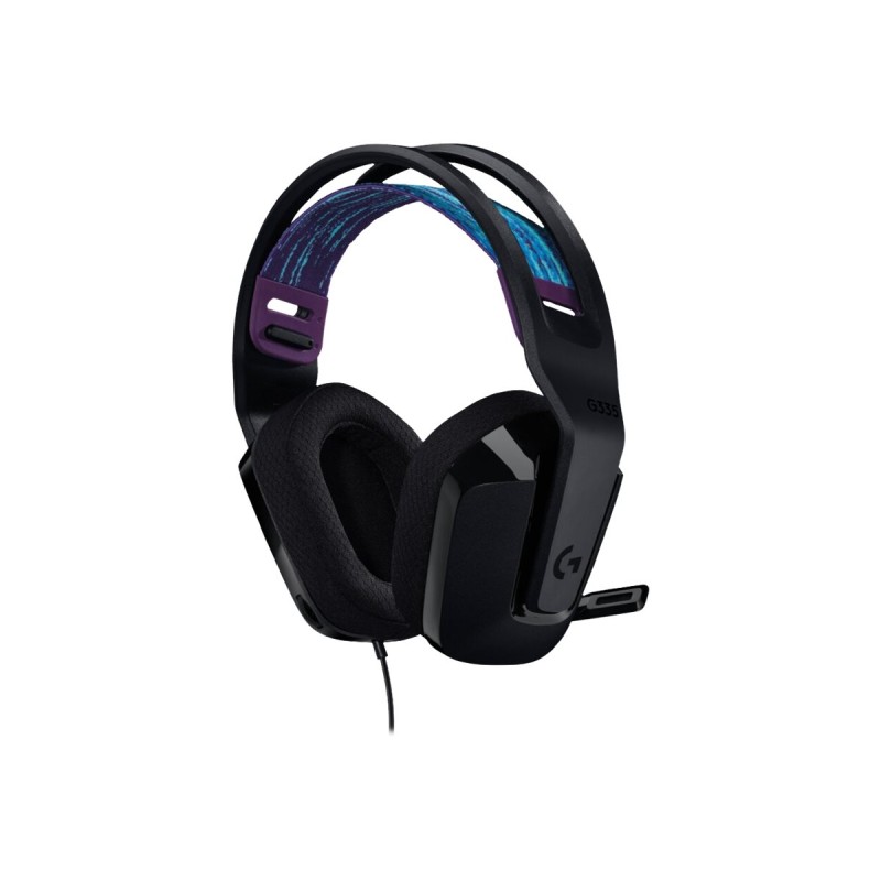 Logitech G G335 Wired Gaming Headset - Auricular - tamaño completo - cableado - conector de 3,5 mm - menta - certificado Discord